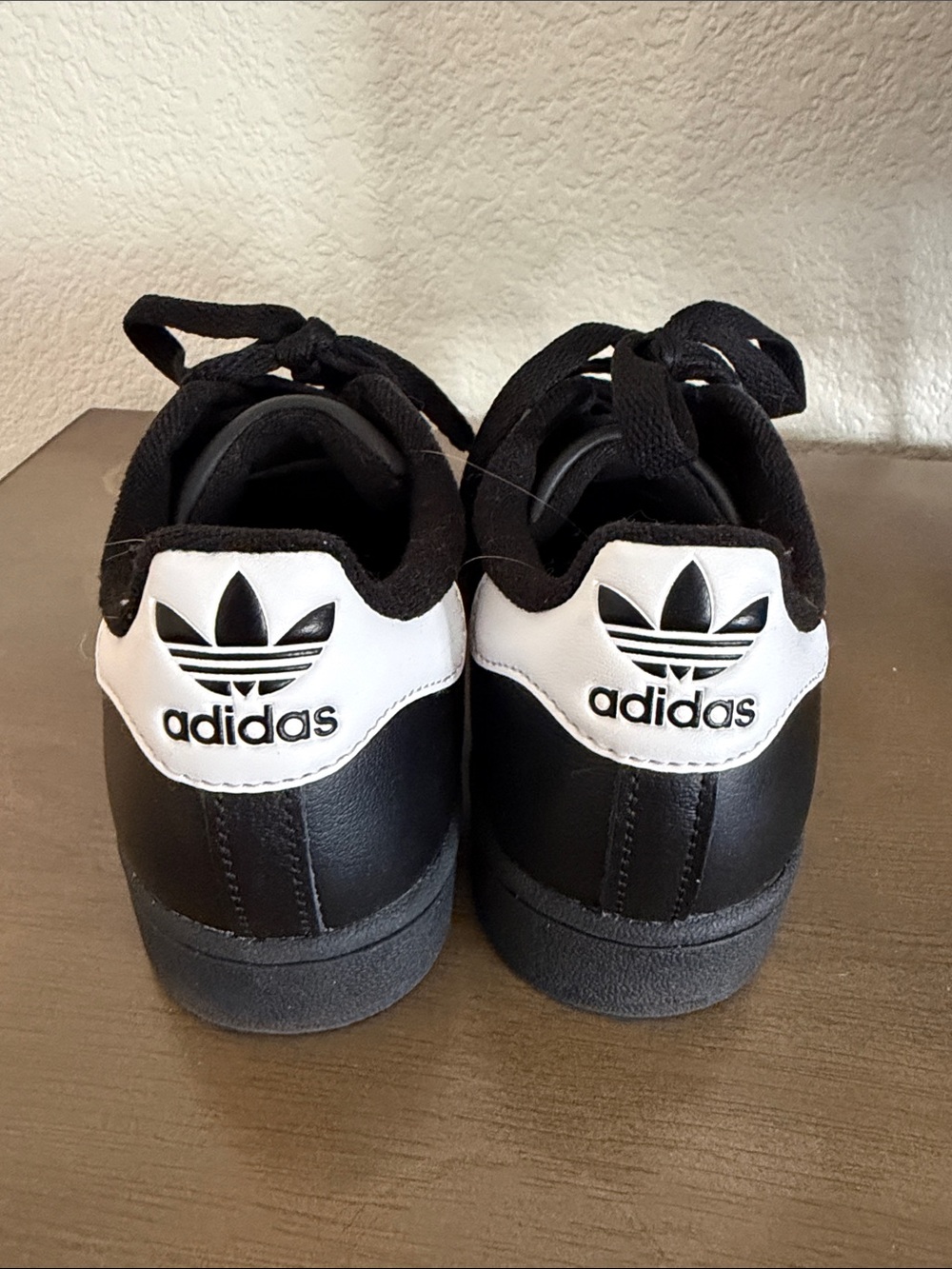 adidas superstar Kids Black and White Low-Top Sneakers - Picture 3 of 8